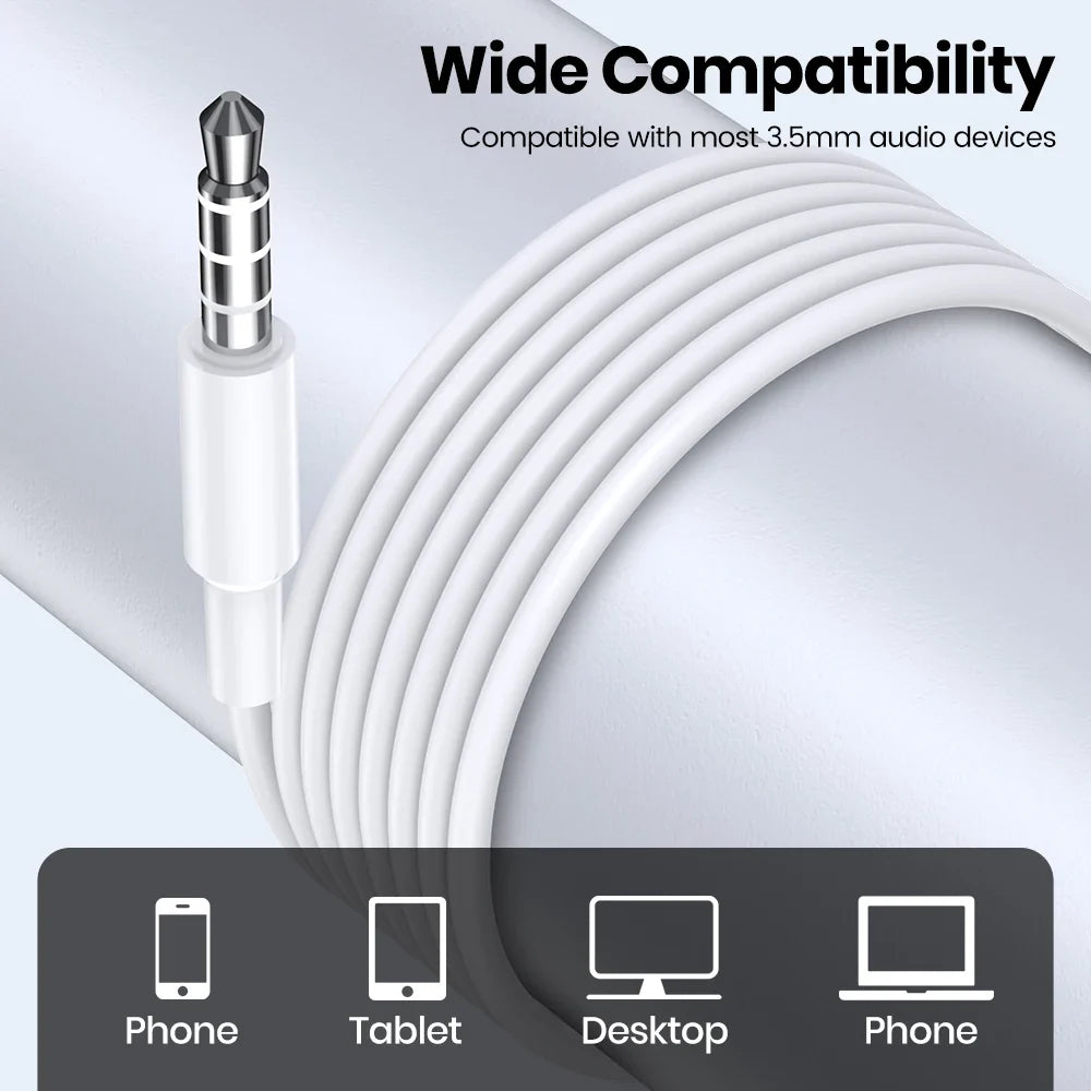 TOPK Earphone In-Ear Volume Control with Microphone 3.5mm Jack Universal for iPhone Android