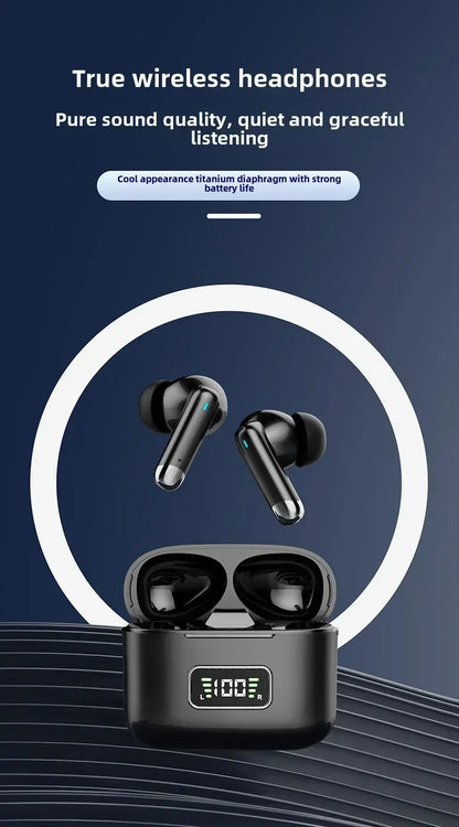 New Bluetooth headset Wireless Headphones Sport Earphones Waterproof Noise Reduction in-ear Wireless Earbuds With Mic For phones