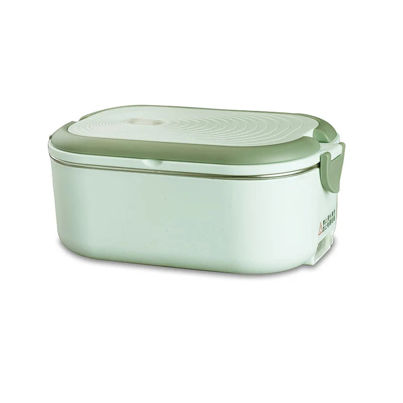 220V 110V Electric Lunch Box Stainless Steel Food Warmer Heating Bento Box 1L EU US Plug School Office Thermostatic Heater 18W