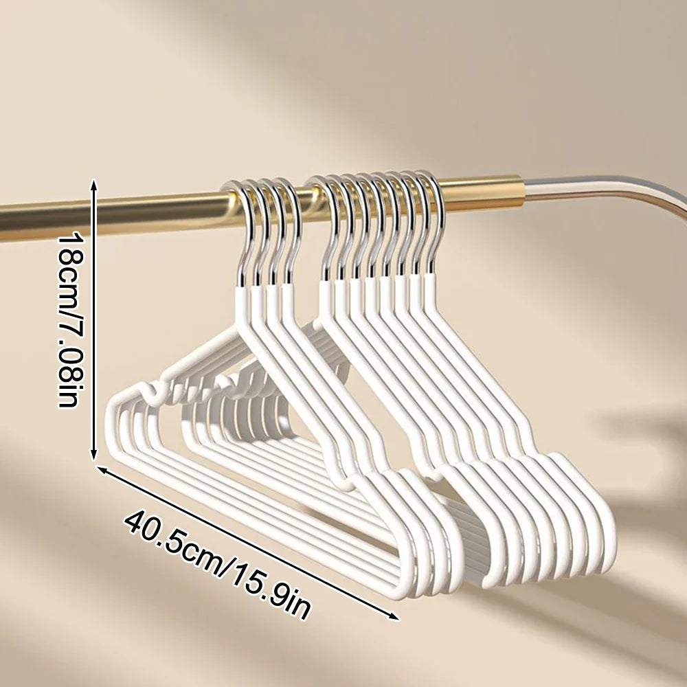 Non marking Clothes Hangers for Home Use Non slip Drying Hangers Metal Thick Clothes Hangers Storage Bedrooms Wardrobes Adult cl