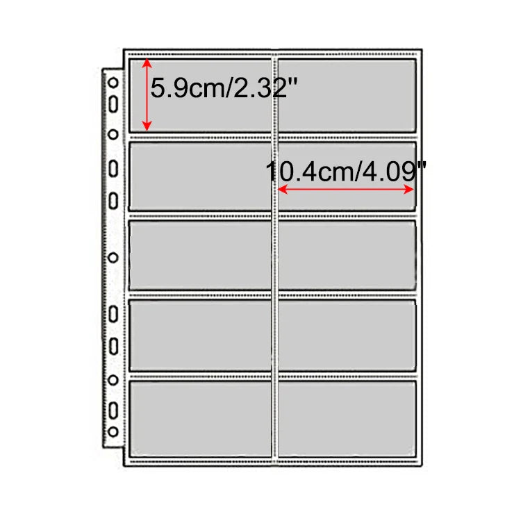 A4 Binder Photocards Holder Kpop Photo Card Page 2/3/4/9/10 Pocket Sleeves PVC Free Photo Album Refills 4x6 10x15 Pocket Sleeves