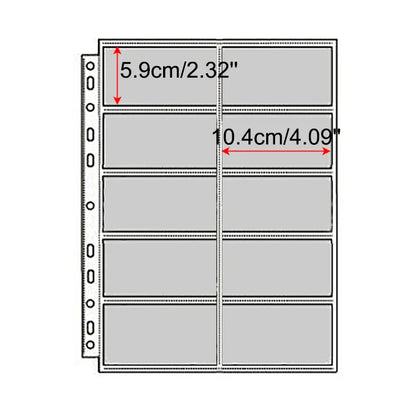 A4 Binder Photocards Holder Kpop Photo Card Page 2/3/4/9/10 Pocket Sleeves PVC Free Photo Album Refills 4x6 10x15 Pocket Sleeves