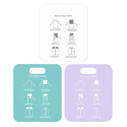 68cm/48cm Plastic Clothes Folding Board Durable Kids Laundry Folder Easy and Fast Shirt Folding Board Home Storage Tool for Kids