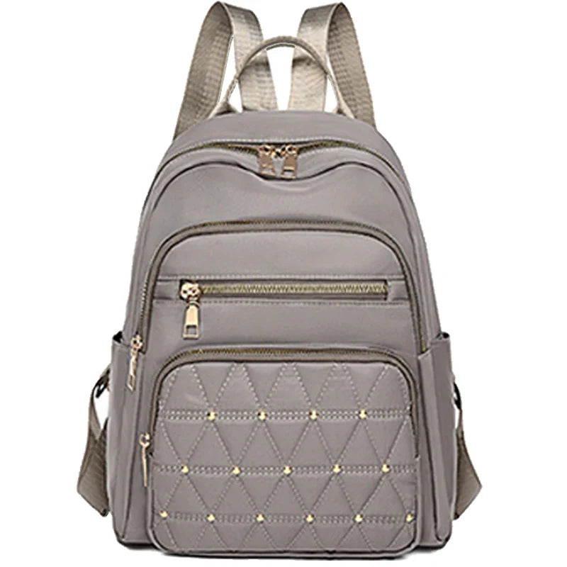 Travel backpack, double-shoulder bag, fashionable travel schoolbag, women's large-capacity multi-purpose bag