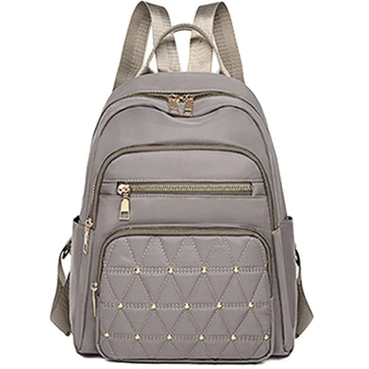 Travel backpack, double-shoulder bag, fashionable travel schoolbag, women's large-capacity multi-purpose bag