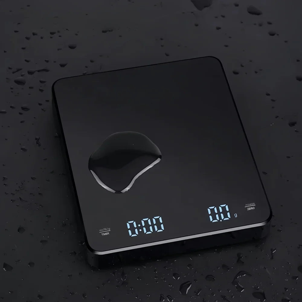 High-precision Electronic Coffee Scale with Waterproof Pad LED Display USB Timing Professional Home Coffee Accessories 3kg/5kg