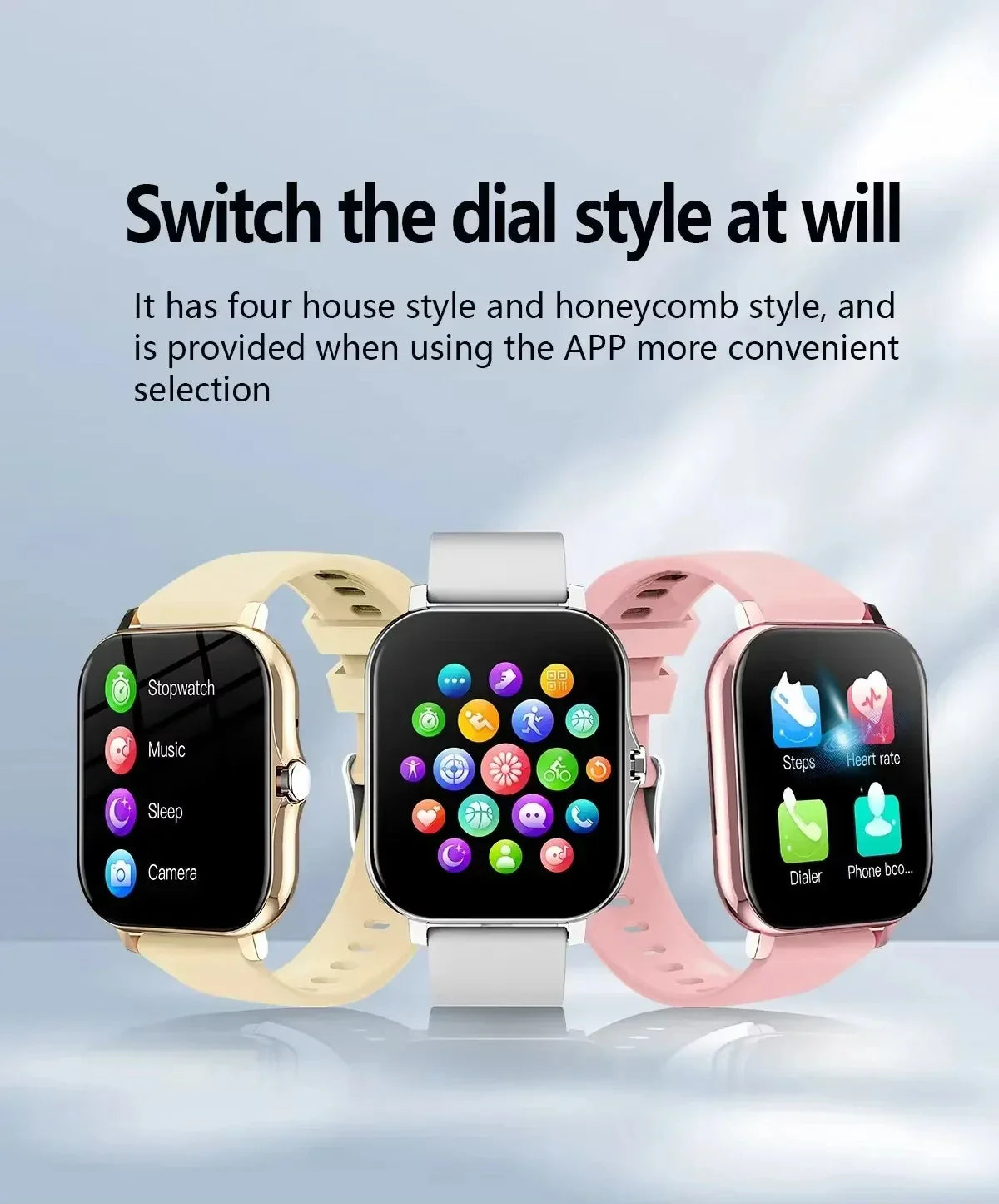 OPPO Hot Selling New Smart Watch For Men Women Newest Sport SmartWatch Faces Bluetooth Call Sports Fitness Phones Android iOS