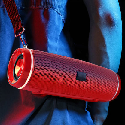 Ultra Loud Wireless Speaker with Shoulder Strap Full-Range Speakers Rechargeable Speaker Boombox for Outdoor Beach Pool Jobsite