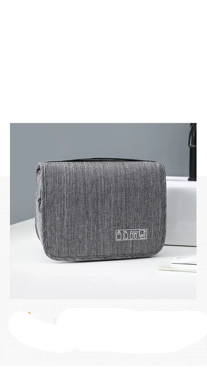 Oxford Fabric Men Business Portable Storage Bag Toiletries Organizer Women Cosmetic Bag Waterproof Hanging Travel Wash Pouch
