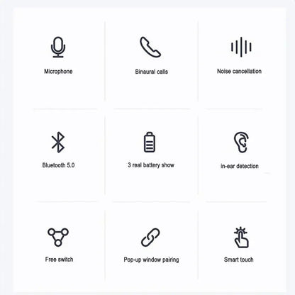TWS Bluetooth Earphone Air Pro Wireless Earphone Sound Noise Cancelling Bluetooth Earbuds Touch Control Headphones