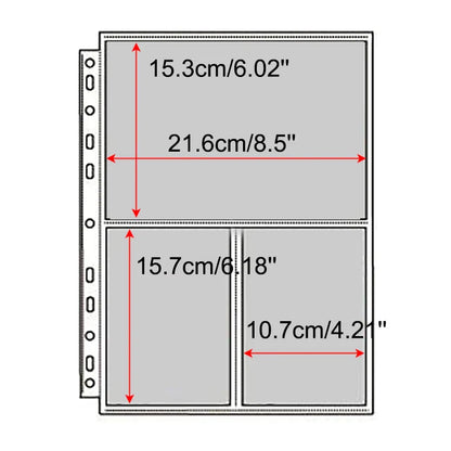 A4 Binder Photocards Holder Kpop Photo Card Page 2/3/4/9/10 Pocket Sleeves PVC Free Photo Album Refills 4x6 10x15 Pocket Sleeves