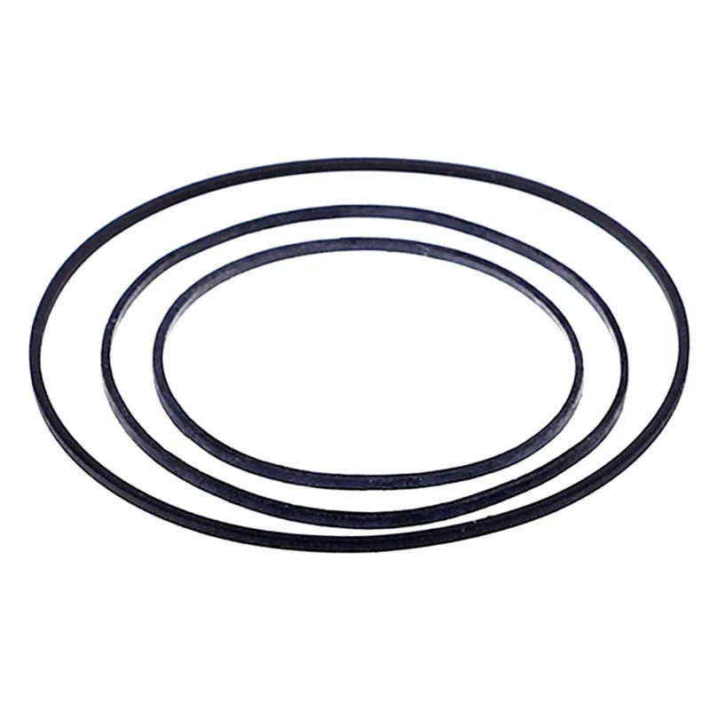 50/100Pcs 1/2/3/4mm Width Universal Mix Cassette Tape Machine Belts Assorted Flat Rubber Belt for CD DVD Recorders Walkman