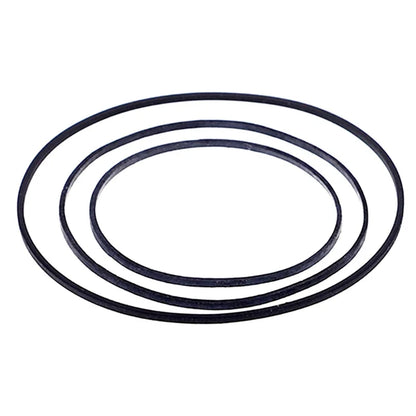 50/100Pcs 1/2/3/4mm Width Universal Mix Cassette Tape Machine Belts Assorted Flat Rubber Belt for CD DVD Recorders Walkman