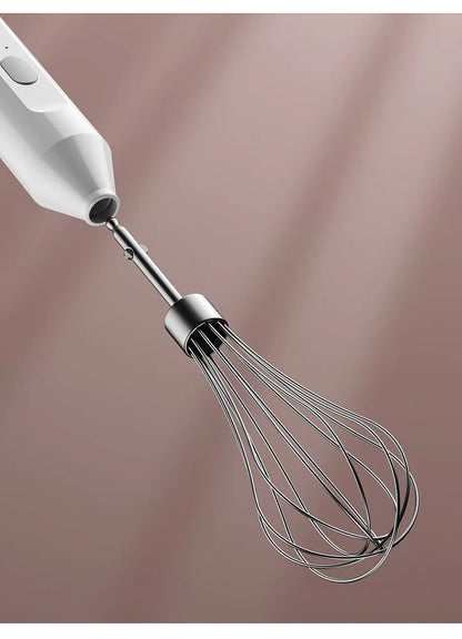 Electric Milk Frother Handheld - Egg Beater Coffee Mixer Foamer for Cappuccino Latte