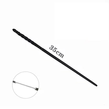 New Anime Cosplay Metal Core Magic Wand Harri Decoration Toy Accessories For Bacchetta Di Plastic Pottee Magic Stick