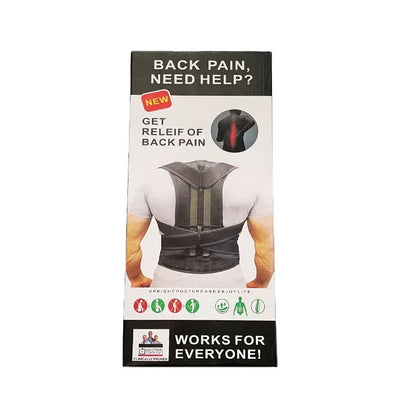 Humpback corrector for adult men, invisible straight back posture belt, corrects spine, improves round shoulder and back
