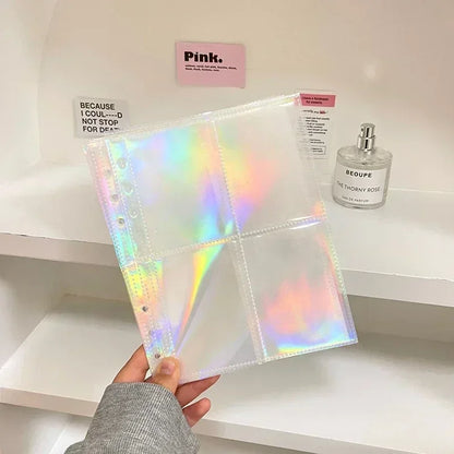 A5 Binder Photocards Cover Kpop Loose-leaf Collect Book Photo Cards Album Storage Book Stationery Birthday Gifts 포토카드 바인더