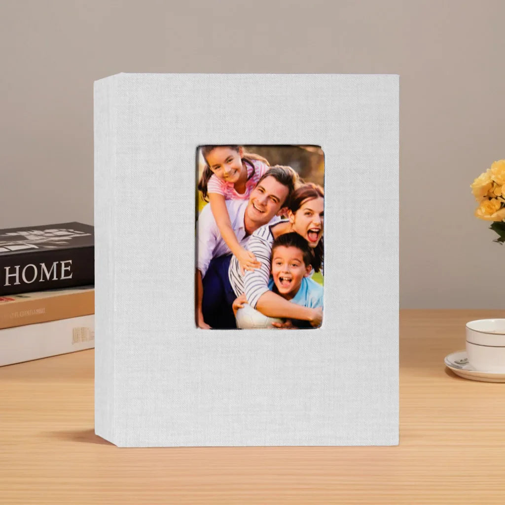 7-inch 100-piece Photo Album Bookshelf Album Fabric Cover Album Suitable For Storing Family Anniversary And Wedding Photos