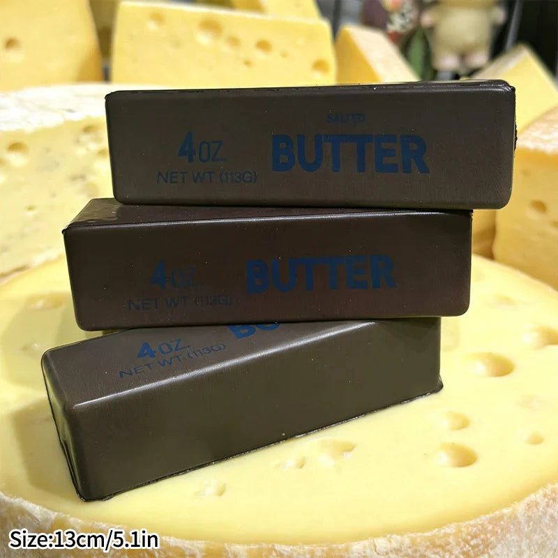 Butter Sticks Squeeze Squishy Sensory Stress Ball Stress Relief Anti-Anxiety Butter Chocolate Party Favors Gift 버터 해압