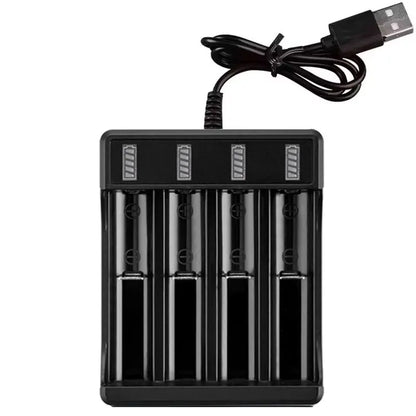 18650 Battery Charger 1 / 2 / 4 Slots Dual For 18650 Charging 4.2V Rechargeable Lithium Battery Charger