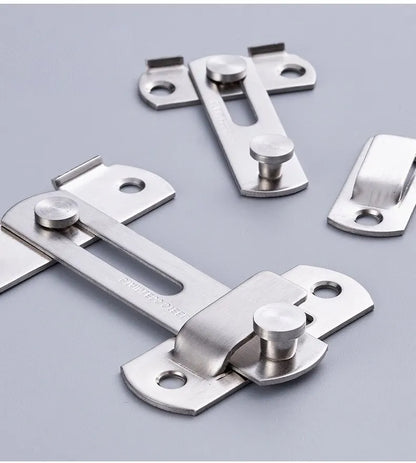 Sliding Barn Door Latch Sliding Right Angle Door Latch Door Bolt Wine Cooler Closet Window Door Latch Plug Baby Safety Latch