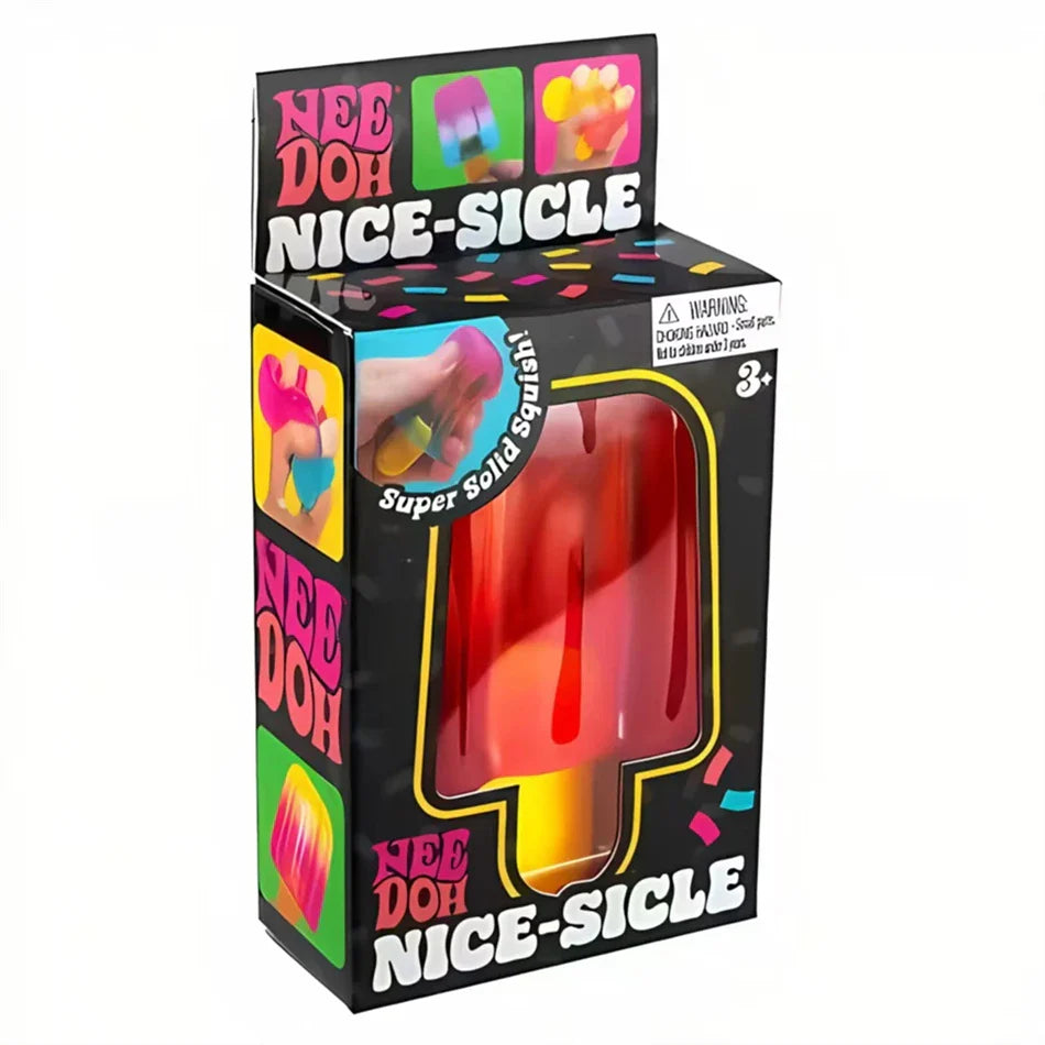 Trending Nee Doh Jellyfish & Cube Squish Toy, Soft Jelly Squeeze Stress Relief Fidget Toy, Sensory NeeDoh for Kids & Adults