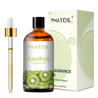 PHATOIL 100ml Aromatherapy Fragrance Oil Coconut & Vanilla Strawberry Cherry Lemon 1/2/3pcs Aroma Oil For Diffuser Candle Making