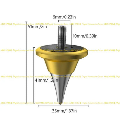 E21E Durability AntiVibration Speaker Spikes Stand Pad NonSlip for Systems Upgrades