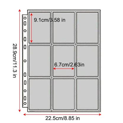 A4 Binder Photocards Holder Kpop Photo Card Page 2/3/4/9/10 Pocket Sleeves PVC Free Photo Album Refills 4x6 10x15 Pocket Sleeves