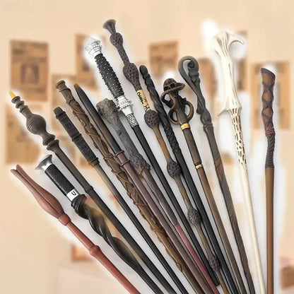 New Anime Cosplay Metal Core Magic Wand Harri Decoration Toy Accessories For Bacchetta Di Plastic Pottee Magic Stick