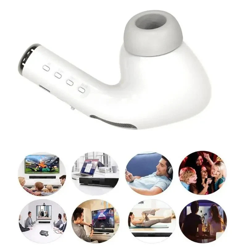Portable Giant Earphone Mode Bluetooth Speaker Wireless Player Headset Speaker Stereo Music Loudspeaker Radio Playback Soundbar