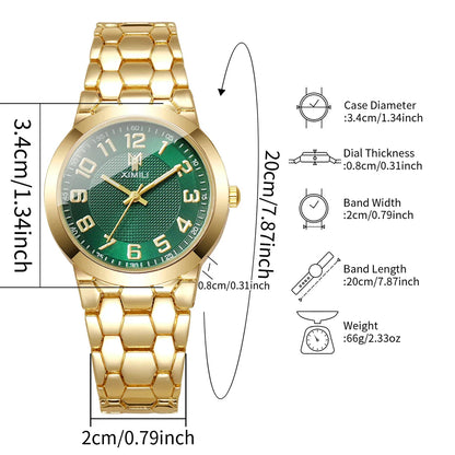 Elegant Women Watches Fashion Arabic Dial Bracelet Strap Ladies Quartz Wristwatches Reloj Mujer Girls Clock Gift（Without Box）