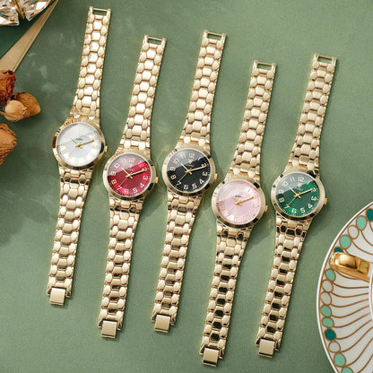 Elegant Women Watches Fashion Arabic Dial Bracelet Strap Ladies Quartz Wristwatches Reloj Mujer Girls Clock Gift（Without Box）
