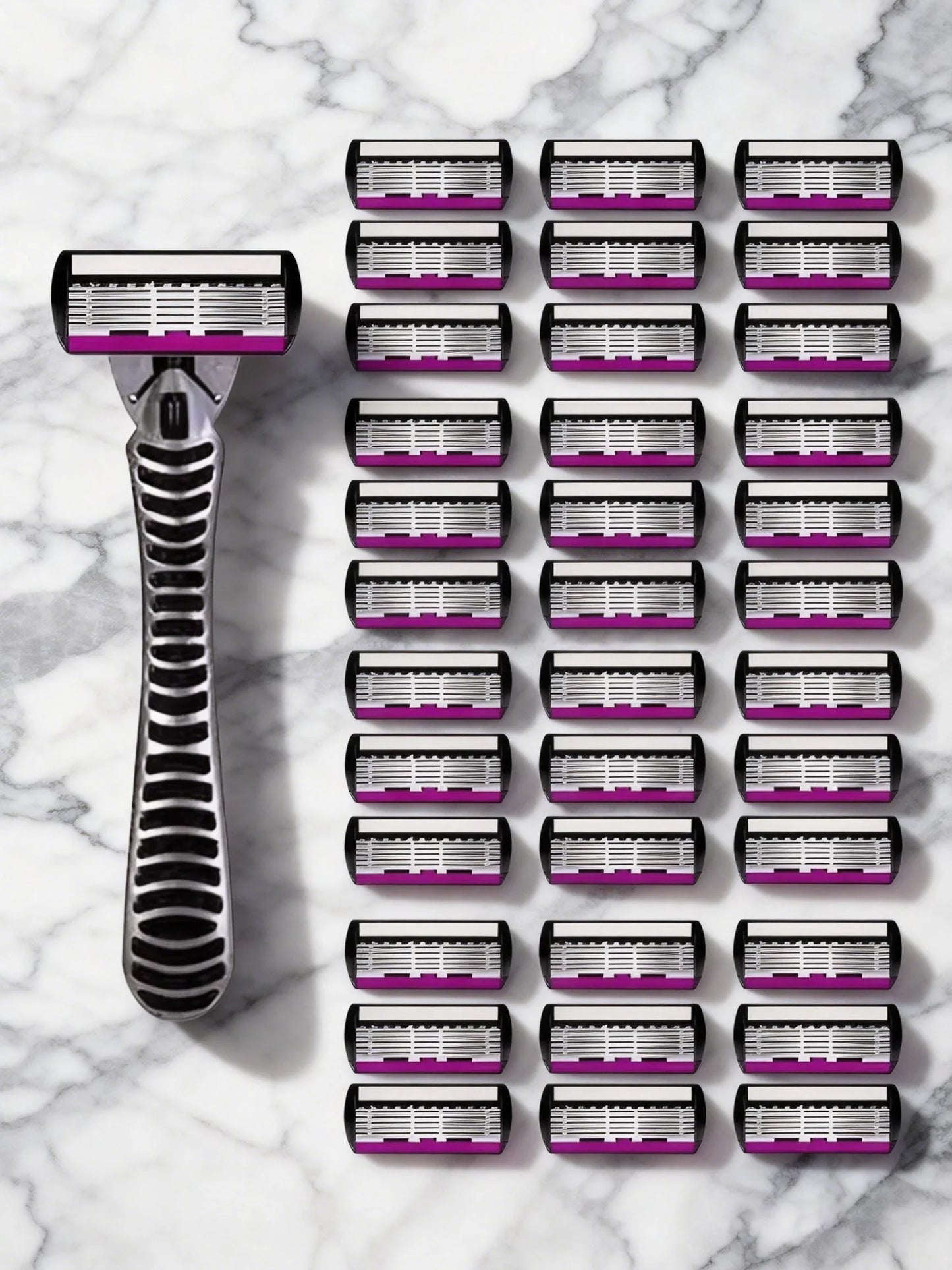 High Quality Man Safety Razor Blade 6 Layer German Stainless Steel Shaving Cartridges Compatible Mach Shaver