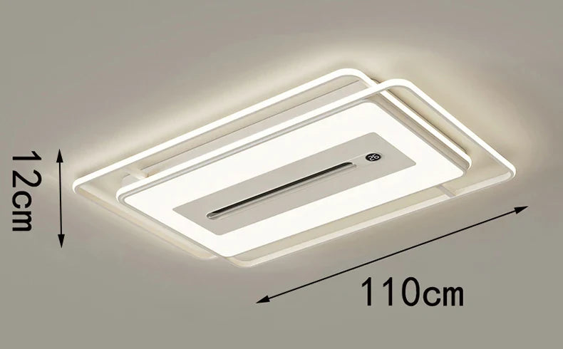 LED ultra-thin ceiling light, modern and simple living room lighting fixture, 2026 new atmospheric rectangular bedroom light