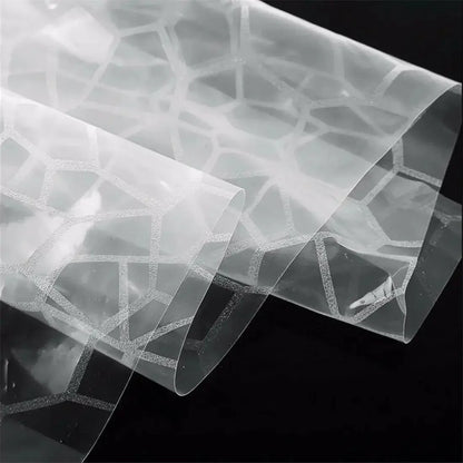 1Set Waterproof Bathroom Shower Curtain Transparent Bathroom Curtain with Hooks Thickened Bathing Sheer Wide Bath Curtain