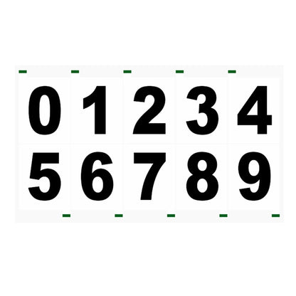 Waterproof Number Sticker Heat Resistant Self Adhesive Nanofilm Mailbox House Address Decals Sticker For Home Farmhouse Decor