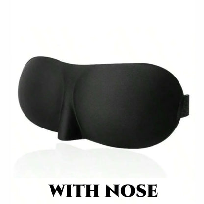 3D Contoured Sleep Mask 100% Light Blocking Eye Mask Ultra-Soft Skin-Friendly Material Breathable Eye Cover For Rest Travel Yoga
