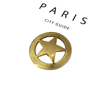 1pcs Brass Screwback Conchos Rivets Flower Star Decorative Buttons for Leather Craft Wallet Bag Saddle Belt Decor