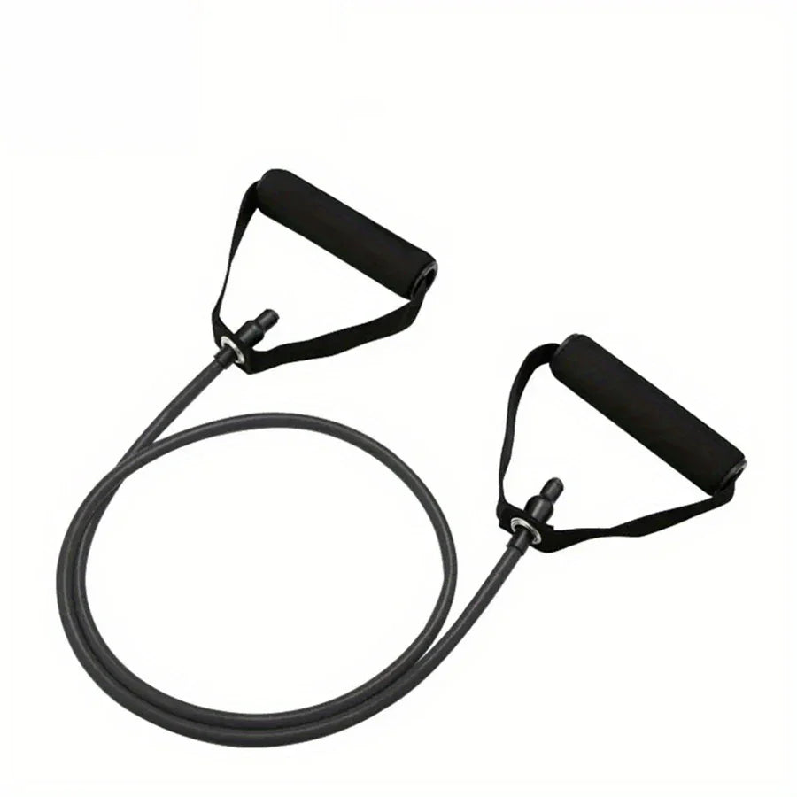 1pc 4-Level Resistance Bands with Handles for Home Workouts and Strength Training - Perfect for Yoga, Pilates,and fitness equipm