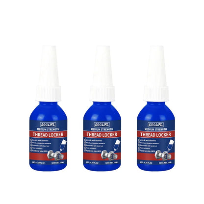 LOOLIFL, 243 Medium-Strength 10Ml-50Ml Threadlocker, Industrial Glue, Removable, Anti-Loosening, Anti-Slip, Waterproof, Rust-Proof, Oil-Resistant, Sealing Threadlocker, Removable, Stable
