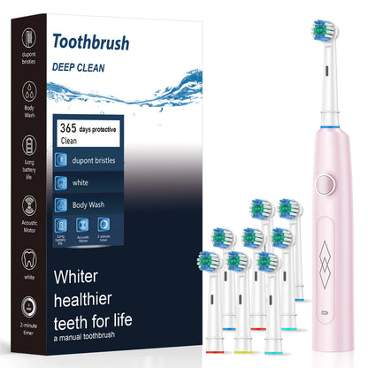 Intelligent electric toothbrush, automatic cleaning, rechargeable soft bristled toothbrush, adult male and female dental cleaner