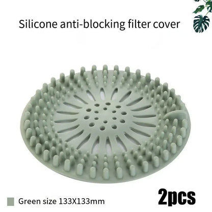 Sewer filter hair floor drain bathroom anti hair kitchen toilet bathroom cover magic tool sink anti clogging