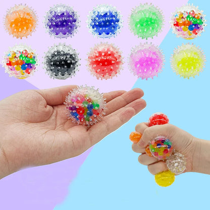 5/10/20Pcs 3.5cm Squeeze Ball Grape Ball Stress Relief Squeeze Sensory Toys Boys And Girls Birthday Party Favors Pinata Filler