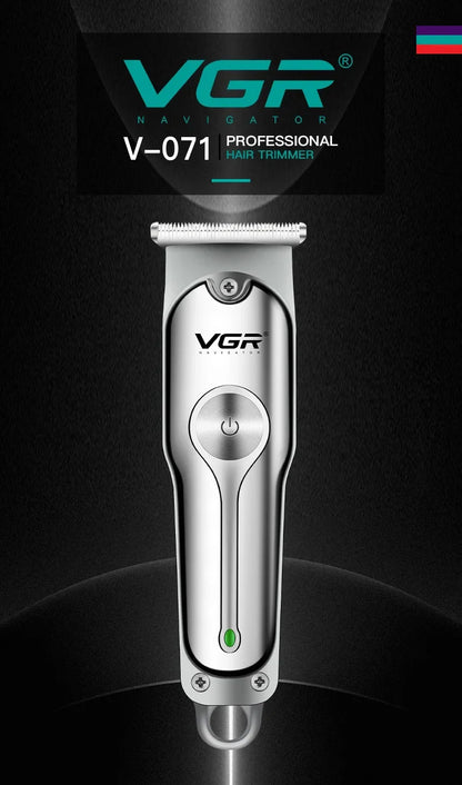VGR Trimmer Rechargeable Hair Clipper Cordless Hair Cutting Machine Electric Clipper Professional Hair Trimmer for Men V-071