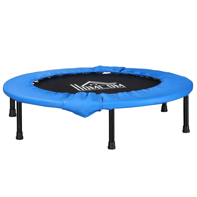 PINGGO 96cm Mini Fitness Trampoline Home Gym Yoga Exercise Rebounder Indoor Outdoor Jumper with Safety Pad, Support Up to 100 KG