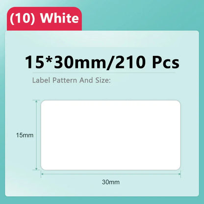 Niimbot D11/D101/D110 Mini Portable Printer White Tape Sticker Papers Waterproof  Anti-Oil No Glue Thermal Label Printer New