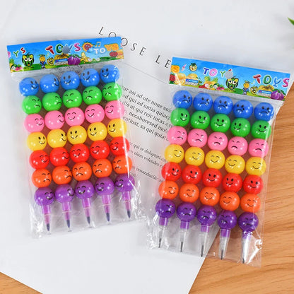5/10Pcs Lollipop Building Block Crayon Pencil Painting Pen Kids Birthday Party Favors Pinata Fillers Back To School Stationery