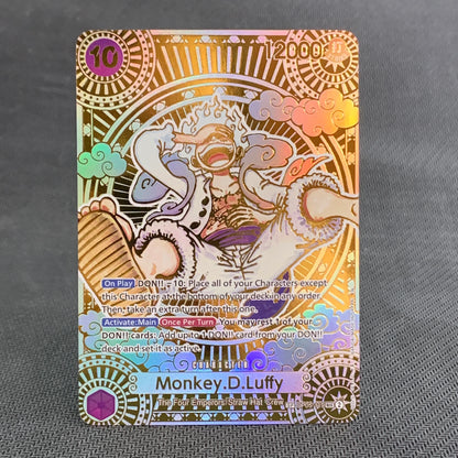 Anime Cards One Piece OPCG English Game Sanji Zoro Flampe Smoker D.Luffy(OP)  Kuzan Kid Newgate High Quality Collection Cards