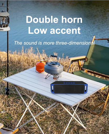 Portable Bluetooth Speaker Wireless Mini Speaker Subwoofer Speaker Smart Speaker TF USB Built-in Mic Dual Bass